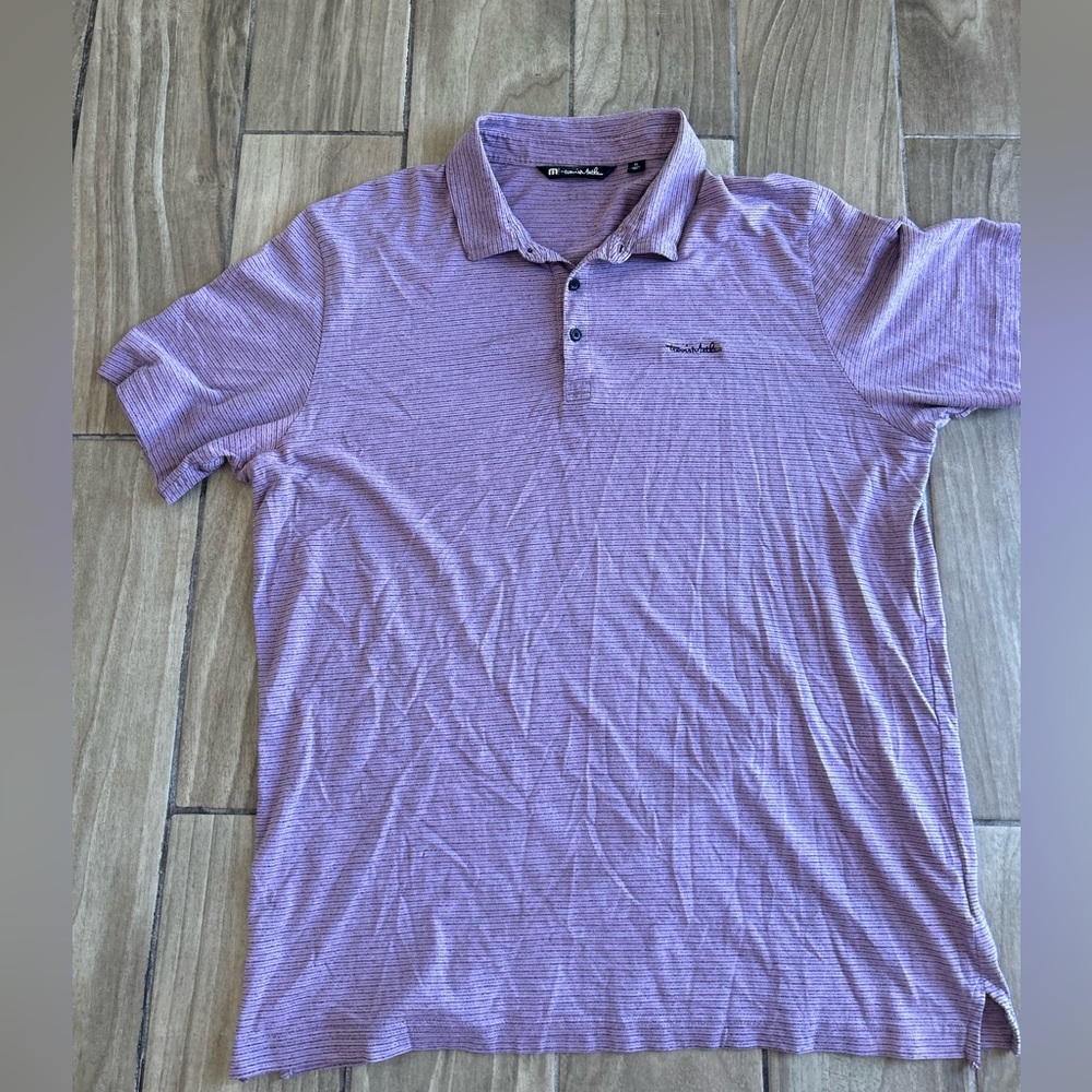 Travis Mathew Mens Golf Polo Shirt Size XL